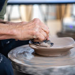 Clay Loft 2019, demonstration by Ruthanne Tudball
